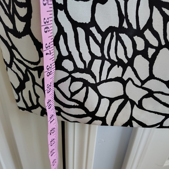 Black Label Evan Picone Black White Classic Sheath Dress 16 - Picture 10 of 12